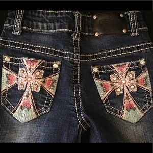 Girls Wired Heart Jeans
